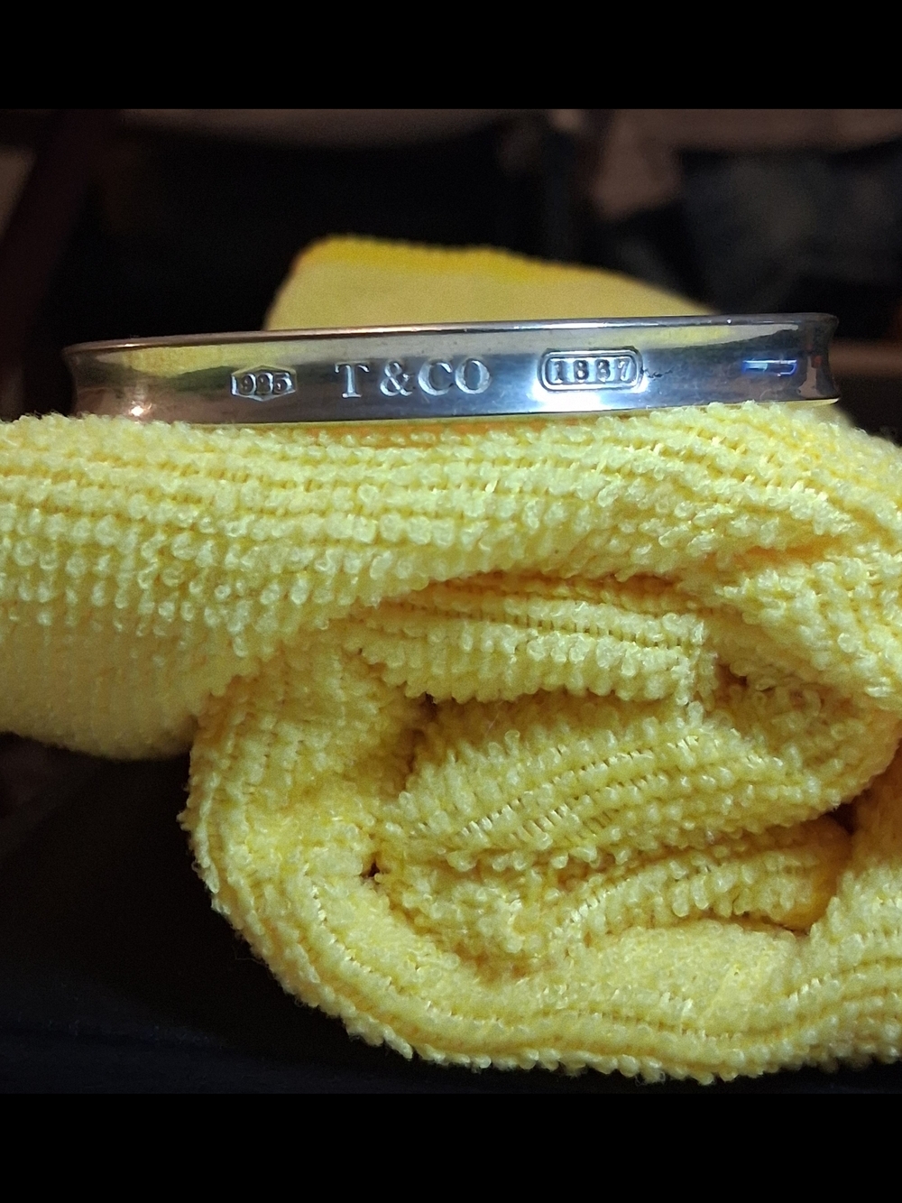 Tiffany & Co. Silver T & CO Stamped Bracelet